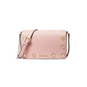 MICHAEL KORS Holly studded flap women's small crossbody bag -Soft Pink